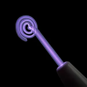 Elektroda Spiral HF mengganti tabung kaca Argon Violet Ray Neon mesin wajah frekuensi tinggi perawatan kulit jerawat pemijat wajah