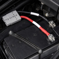 Ensemble de câbles de batterie SB50 Style 50A, fil de cuivre pur avec borne annulaire pour la charge de batterie de véhicule, utilisation de l'énergie solaire