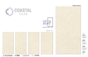 OMANI BEIGE 9mm Polished Porcelain Tiles 600x1200MM / 24X48 Modern Classic Design a Grade Premium Firebrick Tiles Certified-CE - Product Image 2