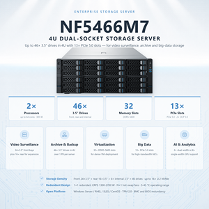 Serveur en rack NF5466M7 NF5466G7 4U, double processeur, DDR5, NVMe SSD, disque dur SATA 3,<span class=keywords><strong>5</strong></span> pouces, stockage SAS de sauvegarde - Product Image 1