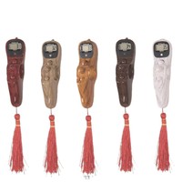 Nouveau Compteur numérique de prières musulmanes islamiques à transfert d'eau, avec perles à motif bois, écran LCD, pour fabricants et électronique grand public