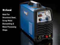 Machine de découpe plasma IGBT sans contact Rolwal 380V triphasée refroidie par air, découpeuse de tôles en acier inoxydable, précise