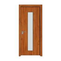 Portes en bois MDF de style minimaliste moderne de haute qualité, isolation acoustique, design imperméable, porte d'entrée en bois pour l'intérieur