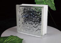 Bloc de verre creux clair carré antique de haute qualité décoration de bâtiment multifonctionnelle utilisée pour la décoration murale de fenêtre
