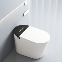 WC intelligent monobloc en céramique de qualité supérieure, à capteur automatique électrique, à poser au sol, avec fonction intelligente pour les pieds, certifié CUPC CE ETL