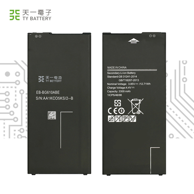 Mobile Phone Lithium Ion Battery for Samsung Galaxy J6 J4+ J7 PRIME J7 MAX J6+ 2018 J4 3300mAh 3.85V Li-ion Spot Digital Battery