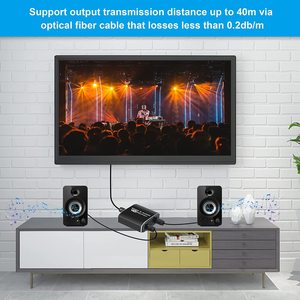Distribuidor de Fibra Óptica de Plástico NYT 1 Entrada 3 Salidas <span class=keywords><strong>SPDIF</strong></span>, Puerto de <span class=keywords><strong>Audio</strong></span> de Fibra Óptica Compatible con Dolby 51/71 - Product Image 4
