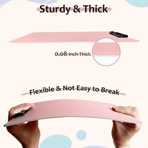 4 viên nhựa 6x9 inch với kẹp thấp, máy tính bảng nhiều màu phù hợp cho học sinh, giáo viên, bác sĩ và y tá. - Product Image 6