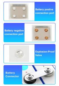 סוללות מכוניות 3.7v lipo dtp754551 3700mah חשמלי + אופניים + סוללה - Product Image 6