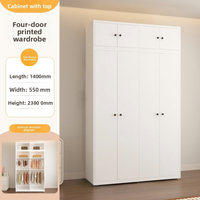 Armoire pliante en acier moderne et simple avec design écologique, meuble portable pour la maison, pour le rangement dans la chambre d'appartement, 2 étagères