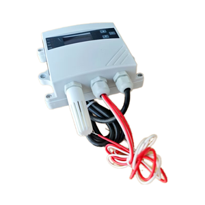 Treo tường công nghiệp nhiệt độ độ ẩm Transmitter 4-20mA/RS485 đầu ra 24VDC điện ABS cho môi trường trong nhà OEM - Product Image 4