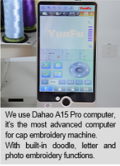 Máquina de bordar computarizada de una sola cabeza para gorras, con motor de 1200 RPM, para uso doméstico, automática para gorras, prendas planas y prendas de vestir. - Product Image 3