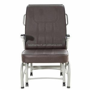 BT-CN005 Attrezzatura Ospedaliera Bestranward Sedia Letto Medica Pieghevole Facile da Pulire per Accompagnatori Pazienti - Product Image 2