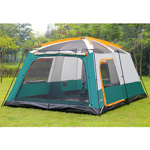 4-6 Person Family Camping <b>Tent</b> Size 14' X 10' X 78" 4 Season 2 Rooms 1 Living Room Waterproof Outdoor <b>Tent</b> - Product Image 6