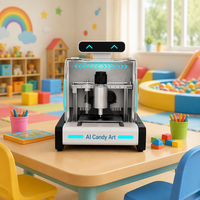 Machine d'impression 3D de bonbons, créateur d'art comestible personnalisé pour les activités des enfants, les événements familiaux, les fêtes, les cafés, les boutiques de souvenirs et la vente au détail