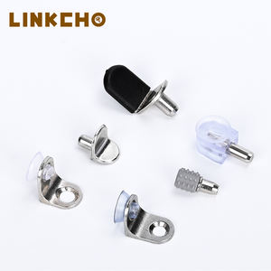 Support de tablette <span class=keywords><strong>invisible</strong></span> LINKCHO pour meuble, support de verre, <span class=keywords><strong>vis</strong></span> de fixation, pince de support de tablette en alliage de zinc, support de tablette métallique - Product Image 6