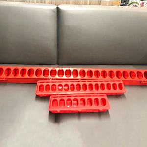 JIATAI mangiatoie lunghe 30cm/50cm/100cm mangiatoia automatica durevole per <span class=keywords><strong>pulcini</strong></span>/quaglie/piccioni - Product Image 2