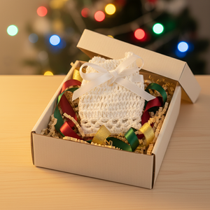 EF2638SS 6.5x7cm adorabile Baby Shower all'uncinetto Mini abito bomboniere per Mini regalo da festa il modo più carino per annunciare il nome del tuo bambino - Product Image 3