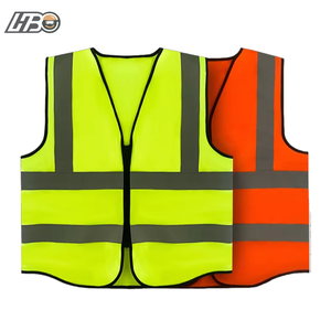 سترة أمان عاكسة عالية الوضوح خفيفة الوزن 100٪ بوليستر من الفئة 2 حسب معايير ANSI مع شعار مخصص من HBC - Product Image 1