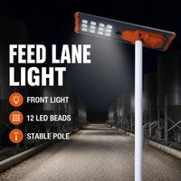Lampadaire solaire IP66 avec panneau mono et batterie LiFePO4 longue durée, autonomie de 5 jours de pluie pour autoroutes, voies express et routes principales