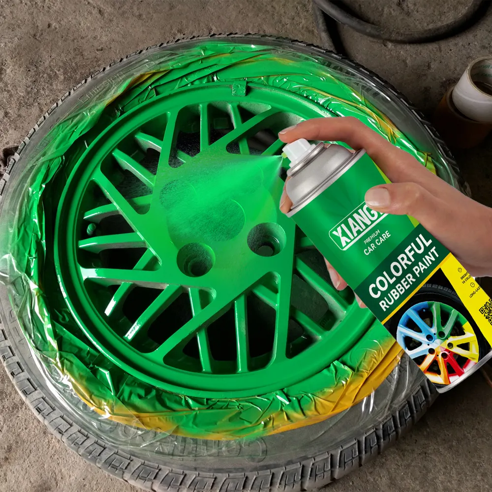 Rueda de aerosol pelable Popular 2024, revestimiento de neumáticos de goma, pintura en aerosol