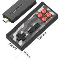 Nouvelle console de jeu rétro portable FTOC Mini 4K HD avec 1800 jeux intégrés, filaire, plug-and-play, classique pour TV