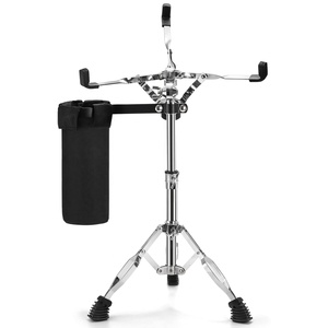 AOOLOO Penyangga <span class=keywords><strong>Drum</strong></span> Snare dari Aluminium Alloy, Tempat Penyimpanan Stik <span class=keywords><strong>Drum</strong></span>, Dapat Disesuaikan, Cocok untuk <span class=keywords><strong>Drum</strong></span> Diameter 10''-14'', Tinggi 14.5-23 Inci - Product Image 1