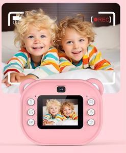 Appareil photo numérique pour enfants avec imprimante thermique, cadeau d'anniversaire pour fille et garçon, enregistrement vidéo instantané, support MicroSD pour enfants - Product Image 4
