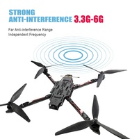 Drone FPV DroView à forte charge utile 13 15 pouces, avec VTX 3.3-6G 2.5-10W VRX 433 750Mhz Caméra TI/IR, Drone de course longue distance FPV