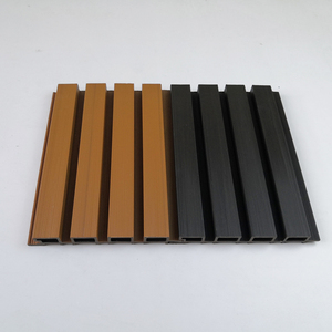 Revêtement extérieur <span class=keywords><strong>en</strong></span> <span class=keywords><strong>vinyle</strong></span> WPC pour murs <span class=keywords><strong>de</strong></span> <span class=keywords><strong>maison</strong></span>, décoration <span class=keywords><strong>de</strong></span> grille <span class=keywords><strong>en</strong></span> co-extrusion, effet 3D, bois-plastique pour chambres à coucher - Product Image 1