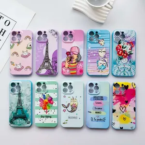 luxury shockproof holder ring phone case cover for iphone cases for girls beautiful case 15 promax 14 13