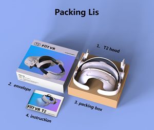 FIITVR <span class=keywords><strong>VR</strong></span> T2สายรัดศีรษะอะแดปเตอร์สำหรับ Q2ปรับสบายการบีบอัด <span class=keywords><strong>VR</strong></span> อุปกรณ์เสริมคาดศีรษะ - Product Image 3