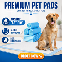 Tapis d'entraînement pour chiens super absorbants à 5 couches avec coins antidérapants, jetables, pour l'urine et les couches