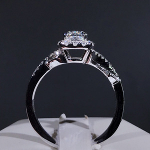 Anello Principessa Quadrato per Donne, Elegante Stile Promessa, Accessorio Gioiello per Outfit Quotidiani e Feste - Product Image 6