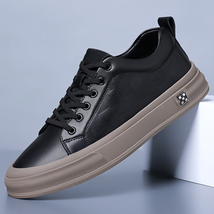 Zapatillas Deportivas <span class=keywords><strong>para</strong></span> <span class=keywords><strong>Hombre</strong></span> con Cordones y Suela Gruesa <span class=keywords><strong>2023</strong></span>, Zapatos Casuales <span class=keywords><strong>de</strong></span> <span class=keywords><strong>Moda</strong></span> en Cuero Genuino, Zapatos <span class=keywords><strong>de</strong></span> <span class=keywords><strong>Moda</strong></span> <span class=keywords><strong>de</strong></span> Caña Baja <span class=keywords><strong>para</strong></span> <span class=keywords><strong>Hombre</strong></span> - Product Image 2