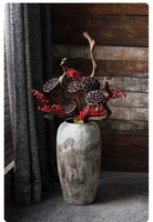 Vase à fleurs en céramique moderne, vase cylindrique en porcelaine, vase à bulles pour décoration de la maison, vase pour mariage