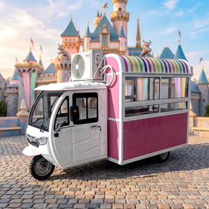 Carrito de Comida Estándar a Precio Mayorista, Camión de Comida Personalizado, Carrito Móvil de Snacks, Puesto de Comida, Triciclo Comedor - Product Image 1