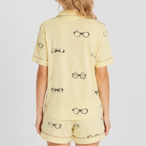 Produzione Professionale, Ottimo Prezzo, Set Pigiama da <span class=keywords><strong>Donna</strong></span> in Cotone Modal, Lussuoso Completo Due Pezzi, Abbigliamento da Casa, Indumenti da Notte - Product Image 4