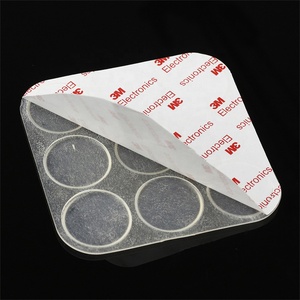 30x2mm paraurti per armadietto piccoli paraurti per cassetti cuscinetti autoadesivi in gomma trasparente puntini piedi piccoli Bumpons per mobili tavolo Laptop - Product Image 1