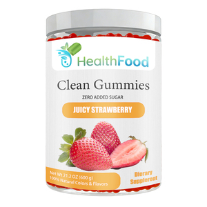Gomitas Personalizadas con Sabor a Fresa, Limpias y Saludables, Aumentan la Energía, Incrementan los Antioxidantes, Favorecen la Pérdida de Peso, Suplemento para el Ejercicio - Product Image 1