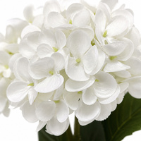 Pemasok Cina Bunga Hydrangea Buatan untuk Dekorasi Pernikahan, Latar Belakang Meja Utama Hotel, Simulasi Tinggi