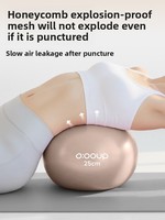 Ballon de Pilates pour l'entraînement des muscles du plancher pelvien, ballon de yoga pour adultes, ballon d'exercice post-partum pour le lifting des fesses, 25 cm PVC