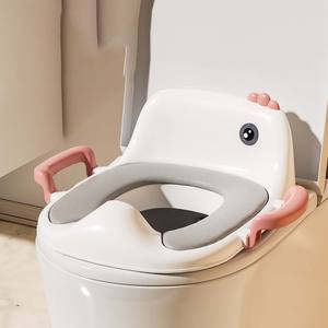 Couvre-siège de toilette universel moderne pour enfants, anti-éclaboussures, design portable, usage domestique, salle de bain, matériau PP - Product Image 4