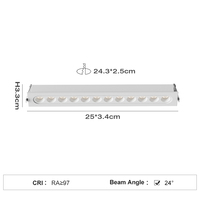 Lámpara LED Empotrable en Techo Daylight Aluminum Steadier, 12W, 6000K, Espectro Completo, Alto CRI 95, Lente Anti-Reflejo de Luz Suave, 50000