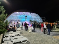 Dôme géodésique extérieur étanche Play Show Concert Business Ceremony Party Dinner Chapiteau Tent Events Dome Hall
