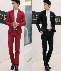 ชุดสูทผู้ชายไซส์ใหญ่ 3 ชิ้น ชุดแฟชั่นทรงเข้ารูปสำหรับธุรกิจและงานแต่งงาน ชุดเสื้อผ้าสำหรับงานแต่งงาน - Product Image 2