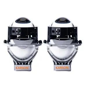Carson CS1 pabrik Cina 55W/65W 3 inci 6 + 3 CSP 4000K/5000K/6000K Bi LED lensa proyektor untuk lampu depan mobil