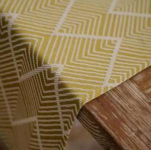 Serviette de Table Rectangulaire Jaune Moderne (15.7*35.4 Pouces) Design <span class=keywords><strong>Lavable</strong></span> Décoration de Meubles Toutes Saisons - Product Image 5