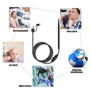 Outil de nettoyage du cérumen visuel HD, étanche, cure-oreille, otoscope, nettoyage numérique du cérumen avec caméra, endoscope auriculaire - Product Image 4