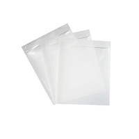 Étiquette d'expédition en poly épais personnalisée liste de colisage sac d'enveloppe avec facture poche fermée pochette d'étiquette en plastique